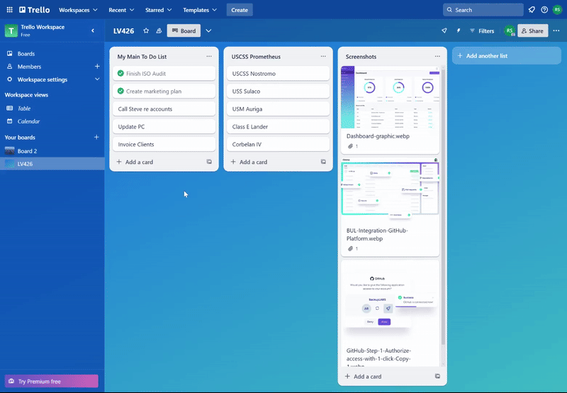 Trello Delete List