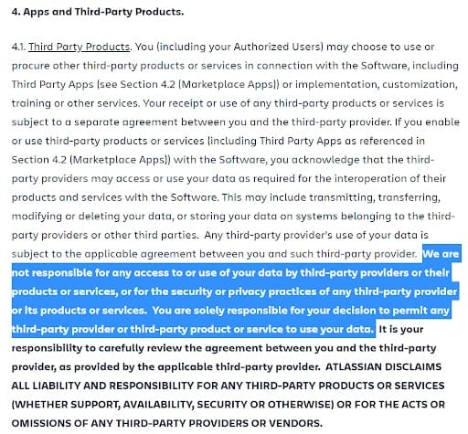 Apps third party products 1