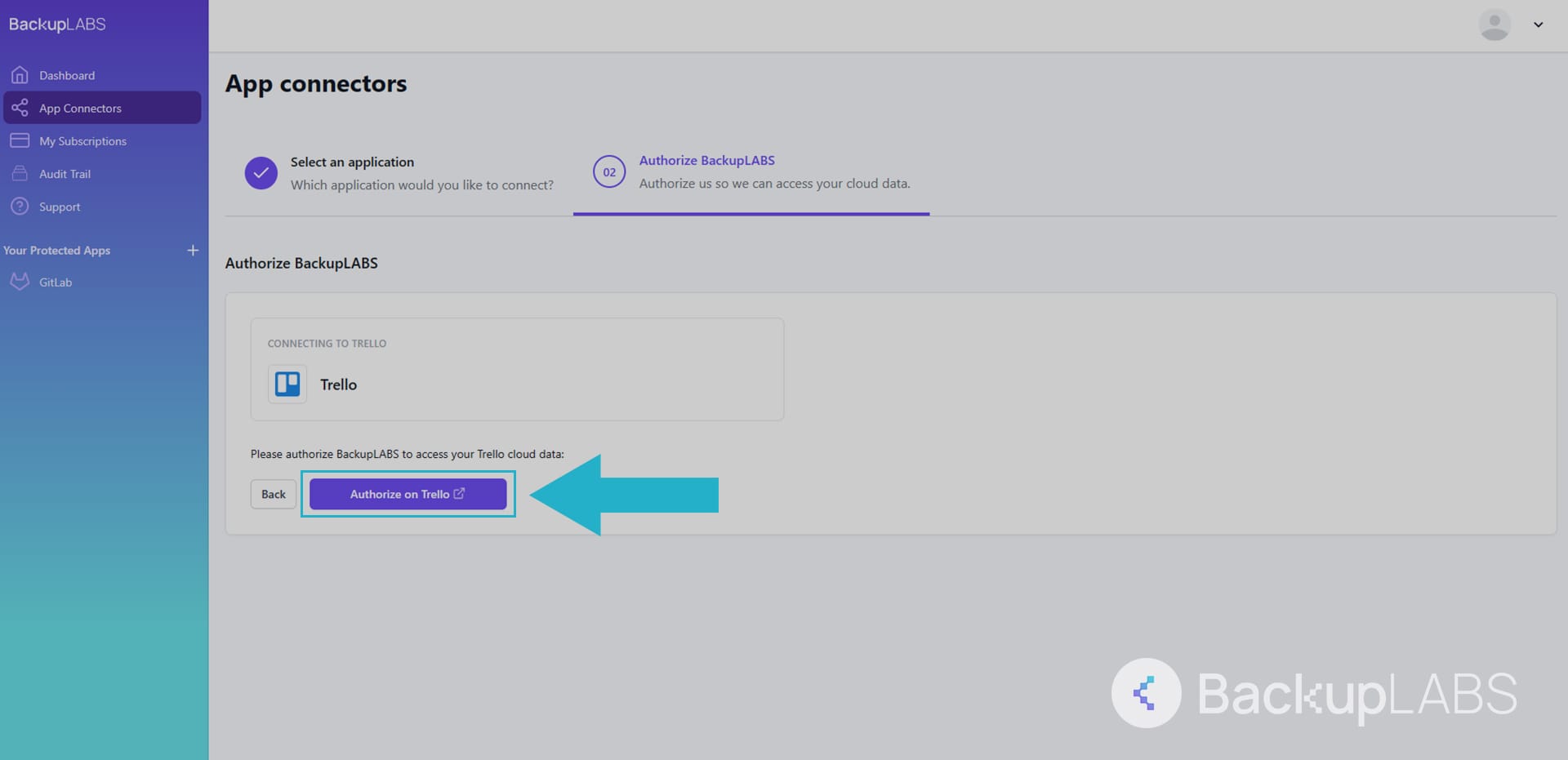 Authorise your Trello account with us